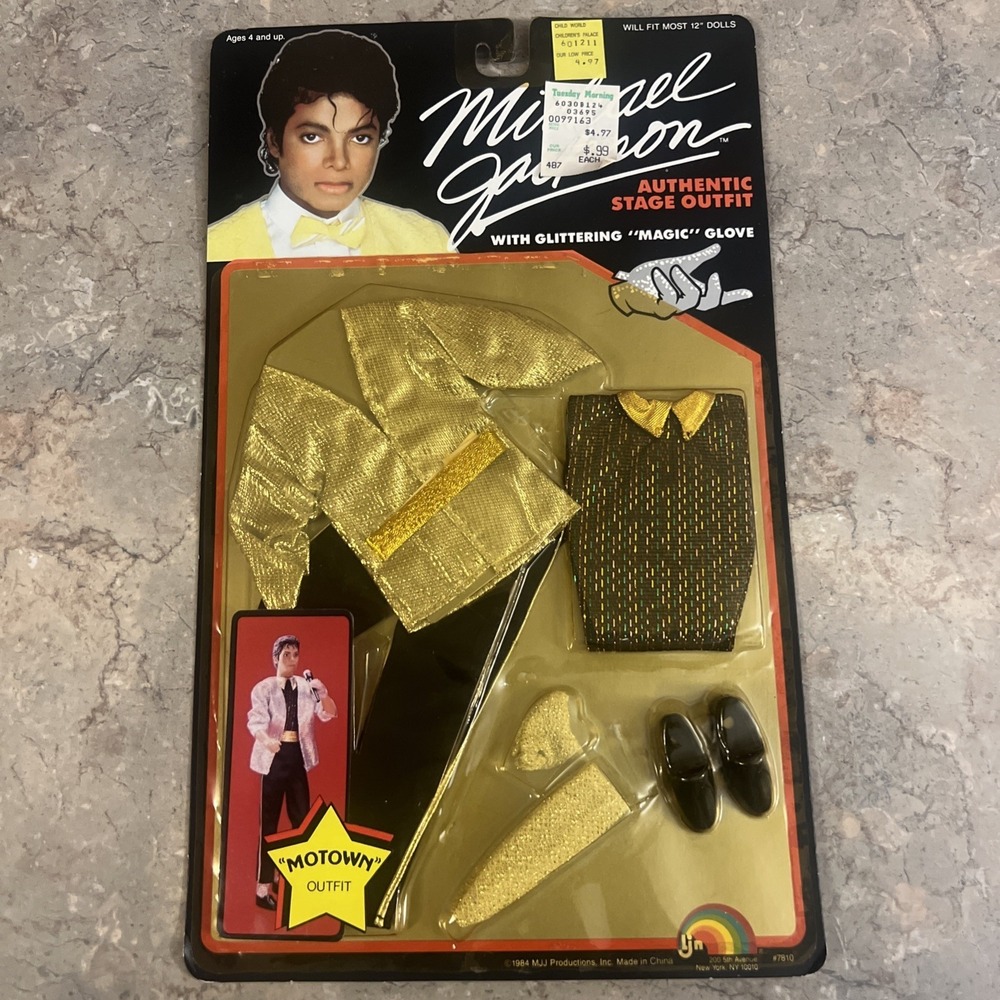 Vintage 1984 LJN Michael Jackson Motown Outfit #7810